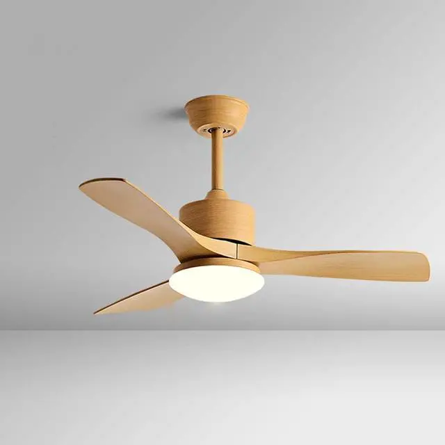 Main image of 36 Inch Ceiling Fans with Lights and Remote Imitation Wood Small Ceiling Fan with Light Modern Simple Low Profile Ceiling Fan with Light 6 Speed 3 Color Mute Fan Light