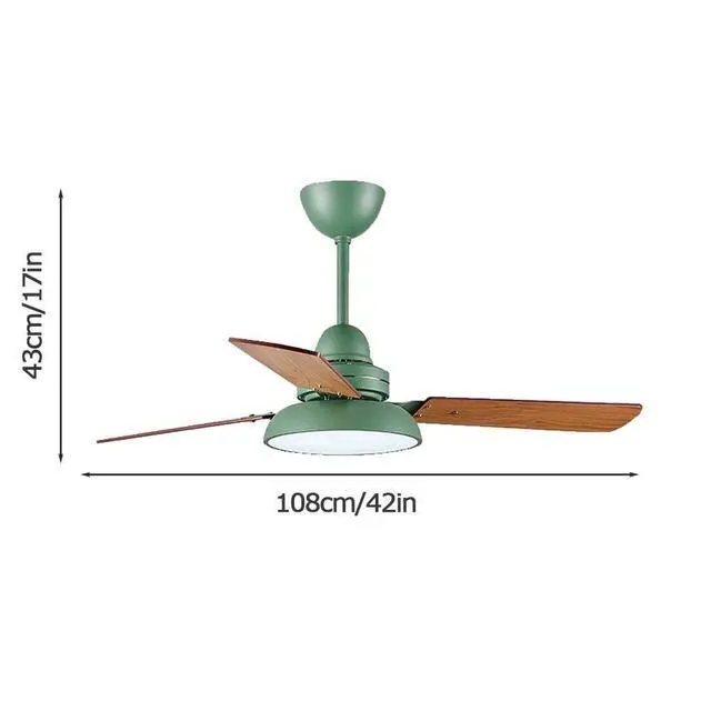 Alt view image 7 of 7 - Modern Home Ceiling Fan with Lights 42 Inch Wood Kitchen Ceiling Fan with Lights LED Dimmable Smart Ceiling Fan Bedroom Ceiling Fans with Lights and Remote Farmhouse Ceiling Fan with Light