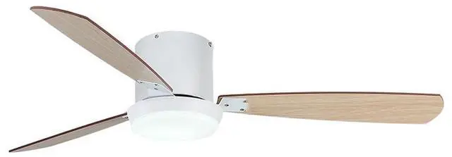 Main image of Flush Mount Ceiling Fan with Lights and Remote, 32 inch Low Profile Indoor Ceiling Fan with Lights, LED Dimmable 6 Speeds DC Reversible Modern Ceiling Fan for Bedroom