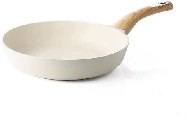 Main image of Nonstick Frying Pan Skillet, Egg pan, Omelette Pan, Healthy Cookware Chef's Pan, PFOA Free, 11 Inch, White