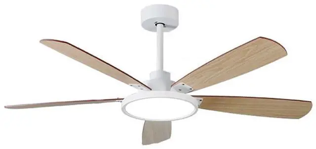 Main image of Modern Ceiling Fan with Lights, 32 inch Dimmable LED Ceiling Fan with Lights and Remote, Reversible DC Motor, 6 Speed, Mute Ceiling Fan for Living Room Bedroom Farmhouse Patio