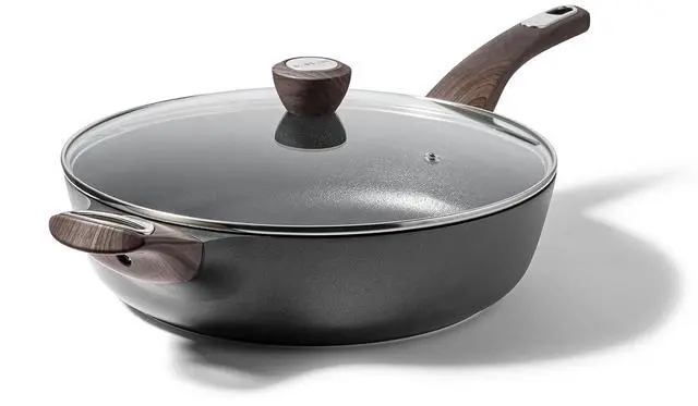 Alt view image 2 of 7 - Frying Pan Bakelite Handle Accessories Repalcement Compatible(Black helper handle)
