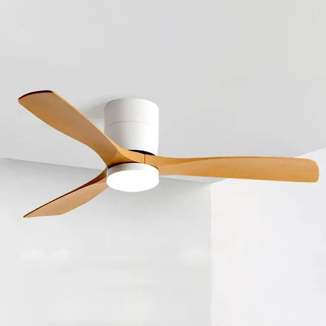 Main image of Ceiling-Mounted Ceiling Fan with Lights 42 Inch Imitation Wood Ceiling Fan Light 5 Speed 3 Color with Remote Bedroom Ceiling Fan LED Modern Smart Ceiling Fan with Light