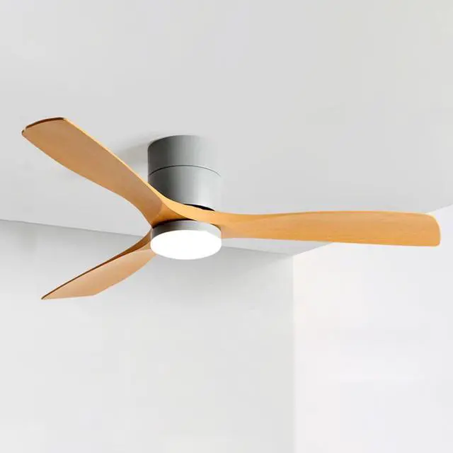 Main image of Modern 42" L x 42" W x 11.4" H Ceiling Fan with Lights, 5 Speeds, 3 Color LED, Remote Control, Bedroom, Kitchen, Bathroom, Porch, Patio, Gray