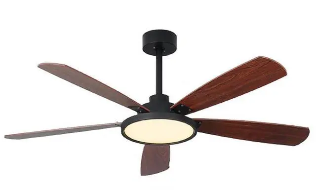 Main image of Modern Ceiling Fan with Lights, 32 inch Dimmable LED Ceiling Fan with Lights and Remote, Reversible DC Motor, 6 Speed, Mute Ceiling Fan for Living Room Bedroom Farmhouse Patio