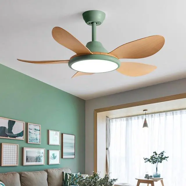 Alt view image 2 of 7 - 42 inch Ceiling Fan with Lights Modern Ceiling Fan With Lights and Remote, 3CCT 6-Speeds Quiet DC Moto, Indoor Low Profile Ceiling Fan for Living Room,Indoor/Outdoor Use