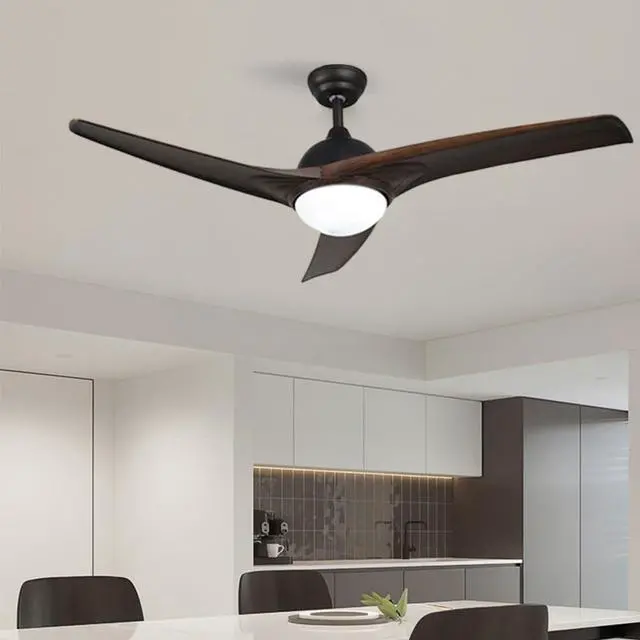 Alt view image 2 of 7 - 42 inch LED Ceiling Fan with Lights Modern Ceiling Fan with Lights and Remote, Reversible, 3CCT, 6 Speeds, Noiseless, Smart Ceiling Fans for Bedroom, Living Room