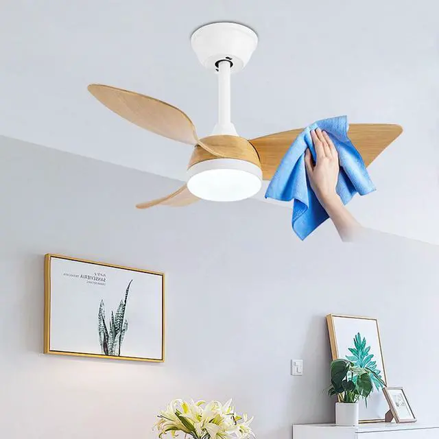 Alt view image 3 of 7 - 38 inch Ceiling Fan with Lights Modern Ceiling Fan with Light and Remote 6 Speed, 3 CCT, Reversible Small Ceiling Fan with Light for Bedroom Living Room Kids Room Small Space