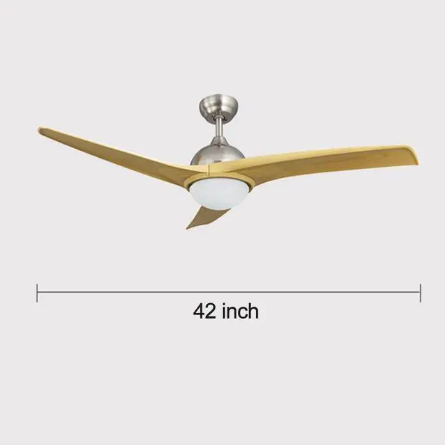 Alt view image 7 of 7 - 42 inch LED Ceiling Fan with Lights Modern Ceiling Fan with Lights and Remote, Reversible, 3CCT, 6 Speeds, Noiseless, Smart Ceiling Fans for Bedroom, Living Room