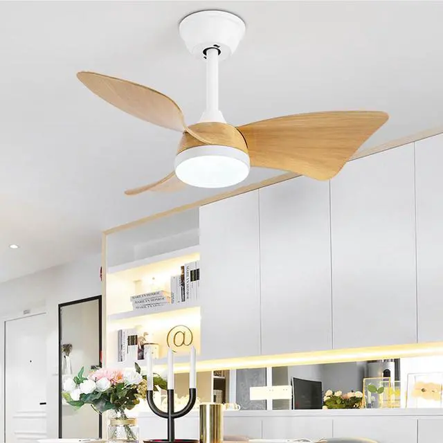 Alt view image 3 of 7 - 38 inch Ceiling Fan with Lights Modern Ceiling Fan with Light and Remote 6 Speed, 3 CCT, Reversible Small Ceiling Fan with Light for Bedroom Living Room Kids Room Small Space