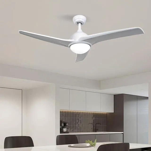 Alt view image 2 of 7 - 42 inch LED Ceiling Fan with Lights Modern Ceiling Fan with Lights and Remote, Reversible, 3CCT, 6 Speeds, Noiseless, Smart Ceiling Fans for Bedroom, Living Room