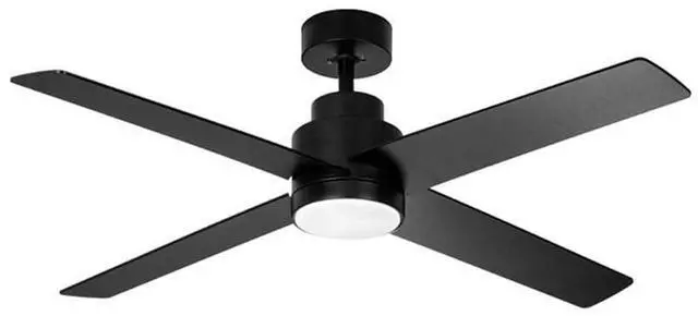 Main image of 52 inch Large Air Volume Ceiling Fans with Lights, Ceiling Fan With Lights and Remote, Reversible Quiet DC Motor, 3CCT, 6 Speed, Black Ceiling Fan for Bedroom Living Room Indoor/Outdoor