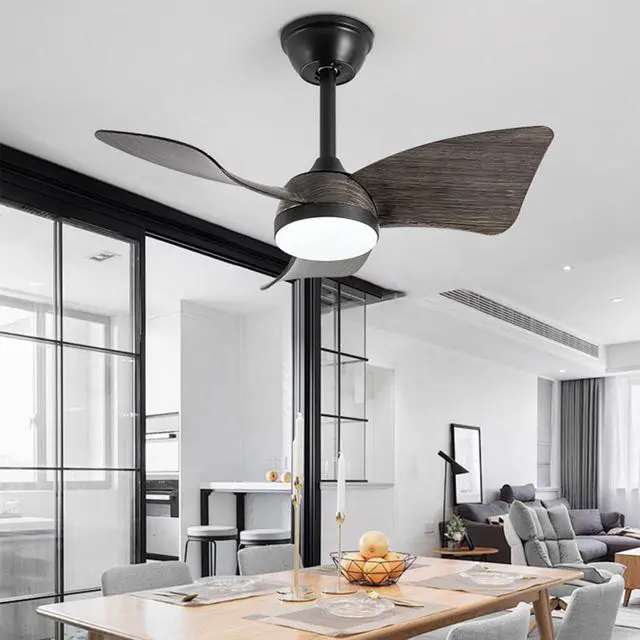 Alt view image 3 of 7 - 38 inch Ceiling Fan with Lights Modern Ceiling Fan with Light and Remote 6 Speed, 3 CCT, Reversible Small Ceiling Fan with Light for Bedroom Living Room Kids Room Small Space