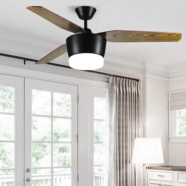 Alt view image 3 of 7 - American Ceiling Fan with Lights, 52 inch Ceiling Fan with Lights and Remote, Reversible, 6 Speed, 3 Color, Smart Ceiling Fans for Farmhouse Living Room Bedroom Indoor