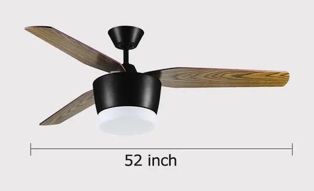 Alt view image 7 of 7 - American Ceiling Fan with Lights, 52 inch Ceiling Fan with Lights and Remote, Reversible, 6 Speed, 3 Color, Smart Ceiling Fans for Farmhouse Living Room Bedroom Indoor