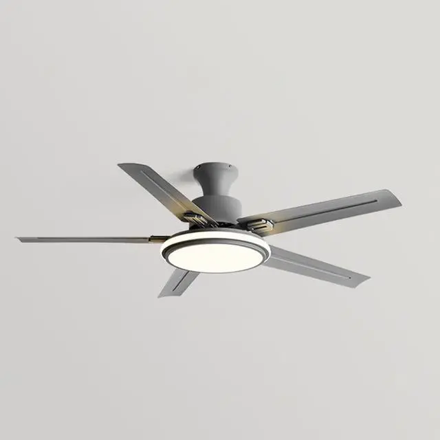 Main image of 42 Inch Flush Mount Ceiling Fan with Lights Modern Simple Ceiling Fan Light with Remote Smart Ceiling Fan with Light 3 Color Dimmable Low Profile Ceiling Fan with Light