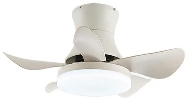 Main image of 26 inch Small Ceiling Fan with Lights, Modern Flush Mount Indoor Ceiling Fans with Lights and Remote, 6 Speed 3 Color, Reversible DC Motor, Low Profile Ceiling Fans for Bedroom Living Room