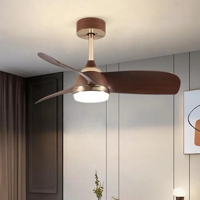 Alt view image 2 of 7 - Modern 24 inch Small Ceiling Fan with Lights Low Profile Ceiling Fan with Lights and Remote 6 Speed 3 Color Dimmable LED Ceiling Fans for Bedroom Living Room Kids Room Small Space