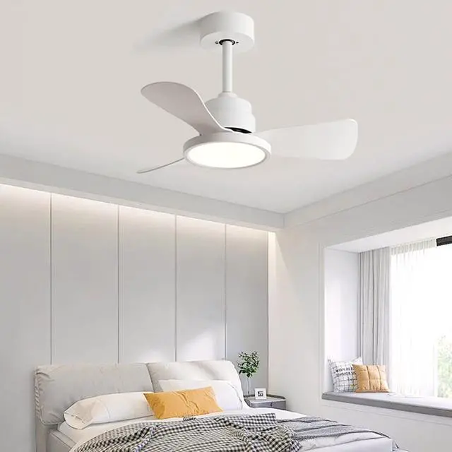 Alt view image 2 of 7 - Ceiling Fans with Lights and Remote 20 inch Modern Smart Ceiling Fans, Reversible, 6CCT, Dimmable, 6 speeds, Timetable, Noiseless Ceiling Fans for Indoor/Outdoor Use