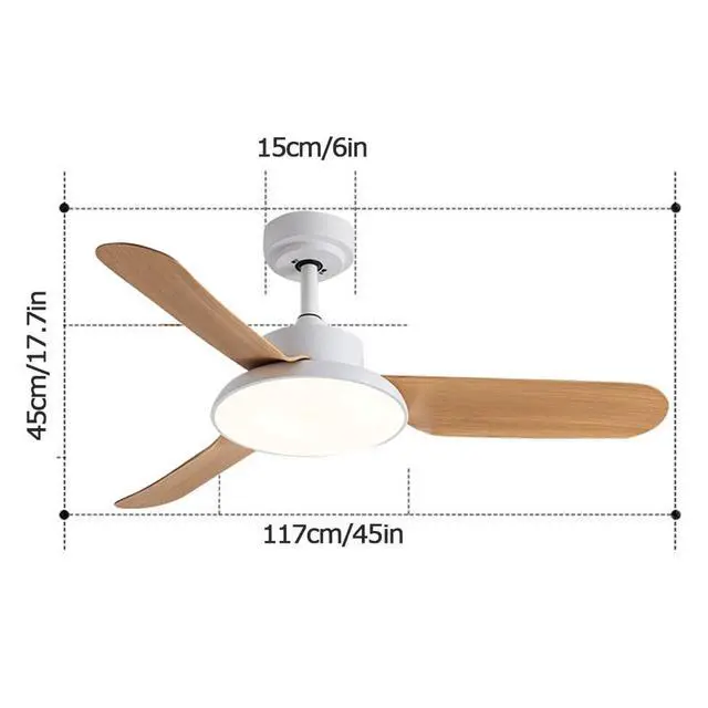 Alt view image 6 of 6 - Modern 3 Color Ceiling Fan with Lights Mute Flush Mount Ceiling Fan Light Low Profile 45 Inch Ceiling Fan for Bedroom LED Ceiling Fans with Lights and Remote Outdoor Ceiling Fans for Patios