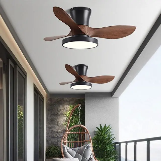 Alt view image 2 of 7 - Flush Mount Ceiling Fans with Lights 36 inch Low Profile Ceiling Fan with Light and Remote Control, Reversible, 3CCT Dimmable, 6 Speeds Small Ceiling Fan for Bedroom Indoor/Outdoor Use