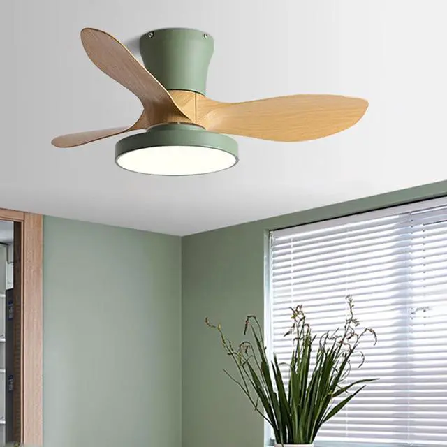 Alt view image 2 of 7 - Flush Mount Ceiling Fans with Lights 36 inch Low Profile Ceiling Fan with Light and Remote Control, Reversible, 3CCT Dimmable, 6 Speeds Small Ceiling Fan for Bedroom Indoor/Outdoor Use