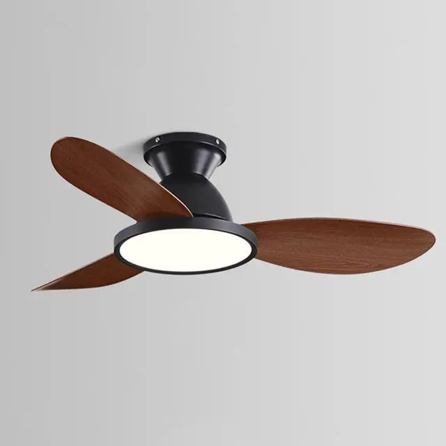 Main image of 36 inch Flush Mount Ceiling Fans with Lights Low Profile Indoor Ceiling Fan with Light and Remote,Noiseless,Reversible DC Motor, 6 Speeds, Dimmable, Modern Ceiling Fans for Bedroom Living Room