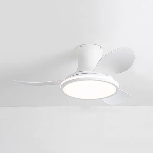 Main image of Flush Mount 36 inch Ceiling Fans with Lights Modern Low Profile Ceiling Fan with Light and Remote, Reversible DC Motor, 6 Speed, 3CCT, Mute Ceiling Fans for Bedroom Living Room