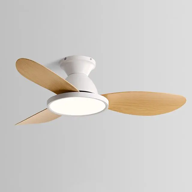 Main image of 36 inch Flush Mount Ceiling Fans with Lights Low Profile Indoor Ceiling Fan with Light and Remote,Noiseless,Reversible DC Motor, 6 Speeds, Dimmable, Modern Ceiling Fans for Bedroom Living Room