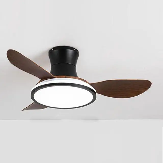 Main image of Flush Mount 36 inch Ceiling Fans with Lights Modern Low Profile Ceiling Fan with Light and Remote, Reversible DC Motor, 6 Speed, 3CCT, Mute Ceiling Fans for Bedroom Living Room