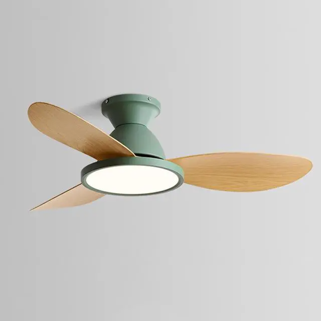 Main image of 36 inch Flush Mount Ceiling Fans with Lights Low Profile Indoor Ceiling Fan with Light and Remote,Noiseless,Reversible DC Motor, 6 Speeds, Dimmable, Modern Ceiling Fans for Bedroom Living Room