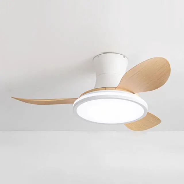 Main image of Flush Mount 36 inch Ceiling Fans with Lights Modern Low Profile Ceiling Fan with Light and Remote, Reversible DC Motor, 6 Speed, 3CCT, Mute Ceiling Fans for Bedroom Living Room