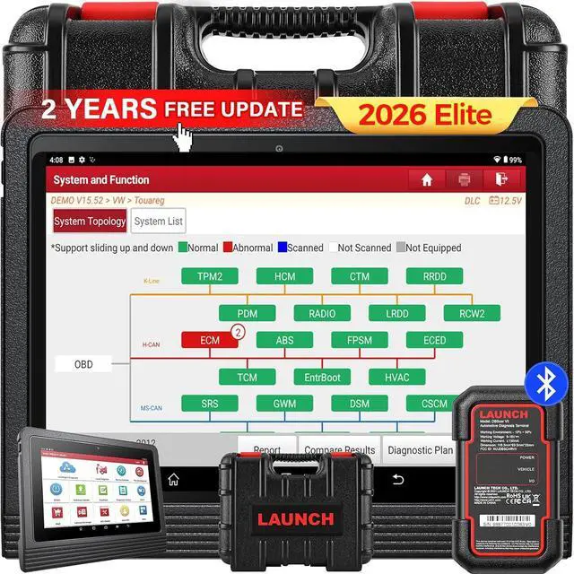 Main image of Launch X431 PRO3 (V+) V5.0 2026 Upgraded Bidirectional Scan Tool, OEM Topology Map, Scan HD Trucks, AutoAuth for FCA SGW, ECU Coding, 55+ Services, All System Diagnose, 2-Year Free Update, CAN FD