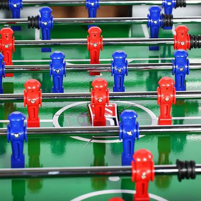 Alt view image 7 of 7 - KICK Legend 55" Foosball Table Professional Full-Size Indoor Game for Adults & Families with Counterbalanced & Uniformed Men, 6 Foosballs and Adjustable Leg Levelers