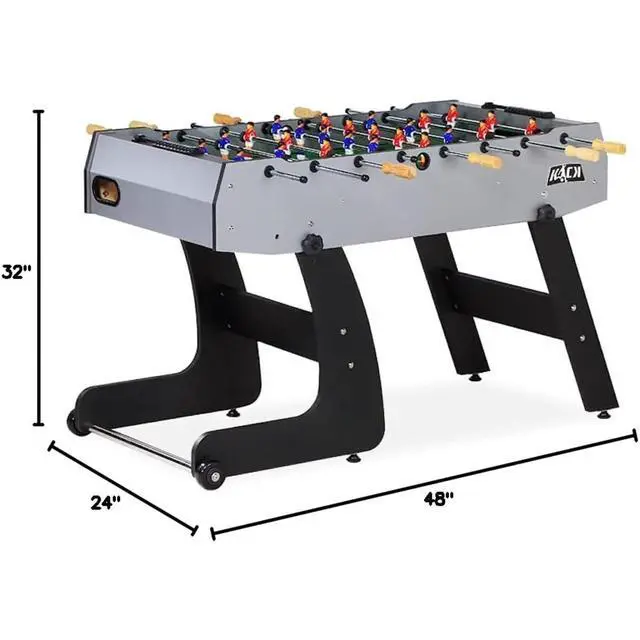Alt view image 3 of 7 - KICK Monarch 48" Folding Foosball Table Compact Indoor Game Table