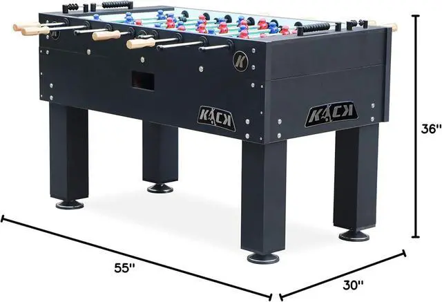 Alt view image 3 of 7 - KICK Titan 55" Tournament Foosball Table Professional Competition Game Table