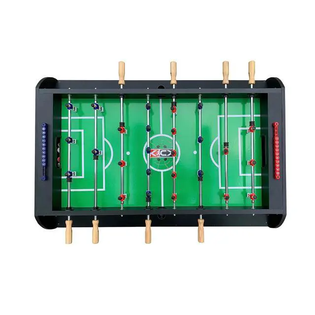Alt view image 5 of 7 - KICK Triplex 55 Telescopic Rods 3-in-1 Swivel Multi Game Table Foosball, Pool/Billiards & Air Hockey