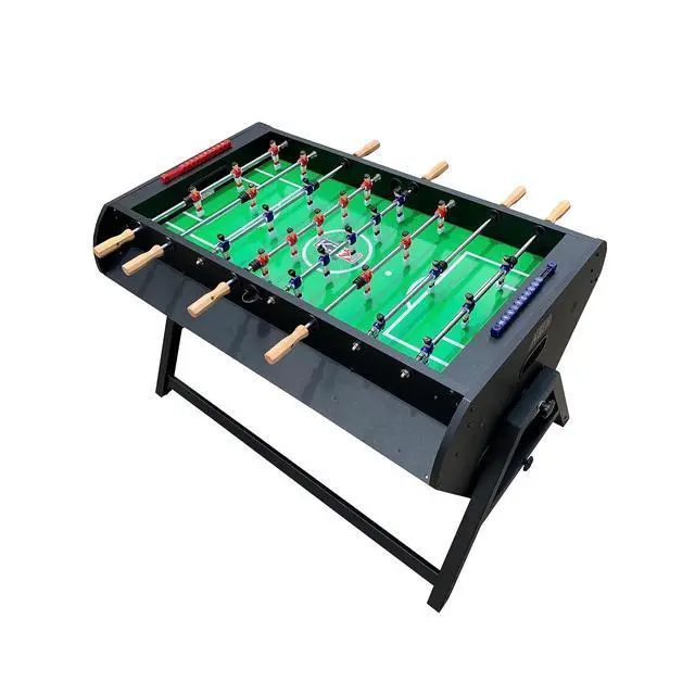 Alt view image 7 of 7 - KICK Triplex 55 Telescopic Rods 3-in-1 Swivel Multi Game Table Foosball, Pool/Billiards & Air Hockey