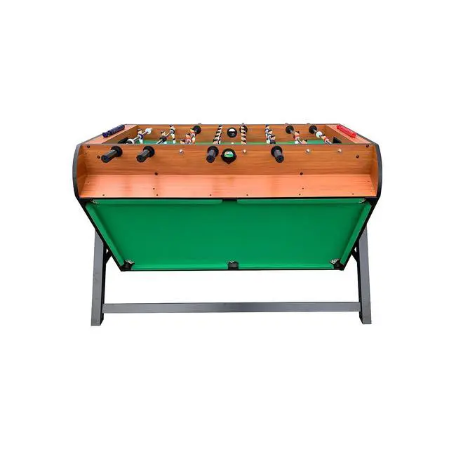 Alt view image 3 of 7 - KICK Triplex 55 Telescopic Rods 3-in-1 Swivel Multi Game Table Foosball, Pool/Billiards & Air Hockey