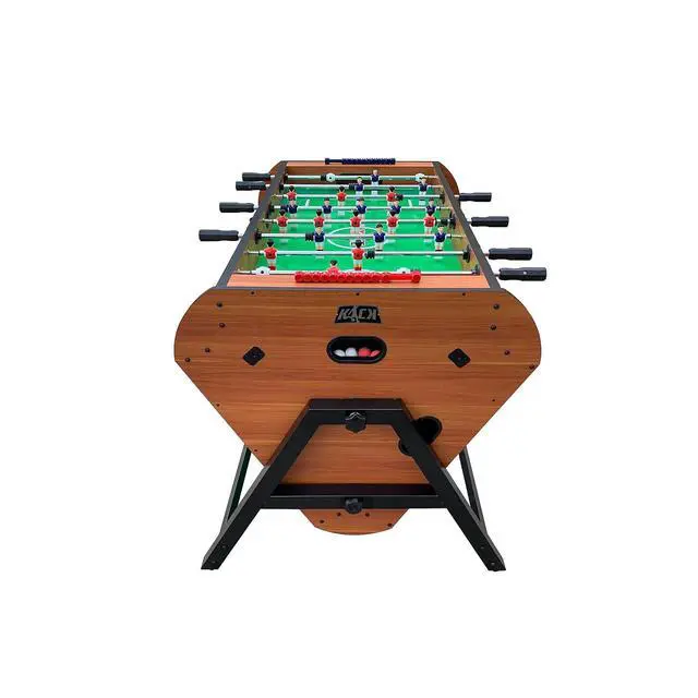 Alt view image 5 of 7 - KICK Triplex 55 Telescopic Rods 3-in-1 Swivel Multi Game Table Foosball, Pool/Billiards & Air Hockey