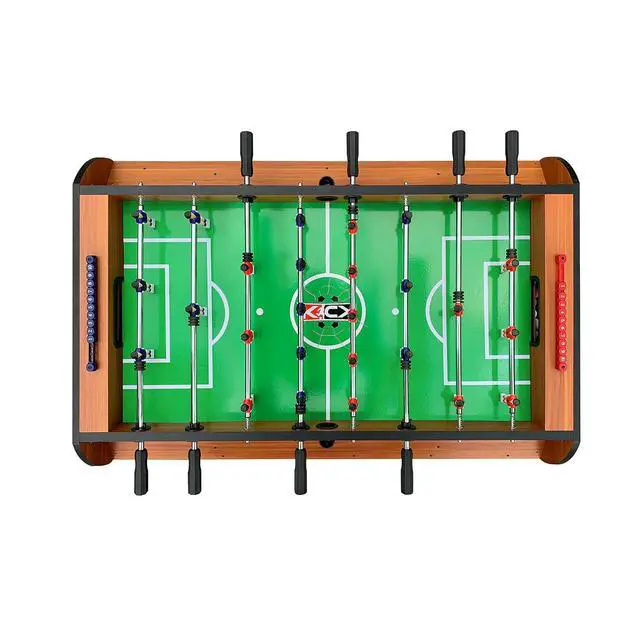 Alt view image 6 of 7 - KICK Triplex 55 Telescopic Rods 3-in-1 Swivel Multi Game Table Foosball, Pool/Billiards & Air Hockey