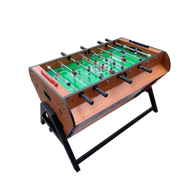 Alt view image 7 of 7 - KICK Triplex 55 Telescopic Rods 3-in-1 Swivel Multi Game Table Foosball, Pool/Billiards & Air Hockey