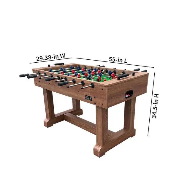 Alt view image 7 of 7 - KICK Brigade 55" Foosball Table Professional Full-Size Indoor Game Table