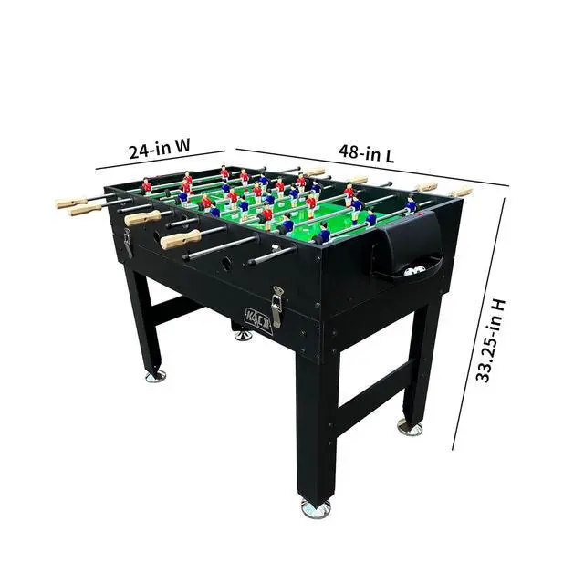 Alt view image 2 of 7 - KICK Trio 48 3-in-1 Multi Game Table - Foosball, Billiards/Pool & Air-Hockey