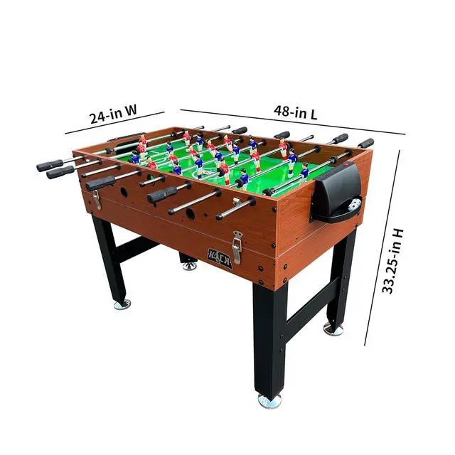 Alt view image 2 of 7 - KICK Trio 48 3-in-1 Multi Game Table - Foosball, Billiards/Pool & Air-Hockey
