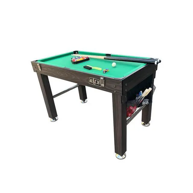 Alt view image 4 of 7 - KICK Quad 48" 4-in-1 Multi Game Table Foosball, Billiards/Pool, Glide Hockey & Ping Pong