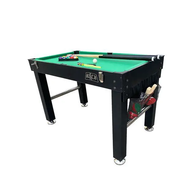 Alt view image 3 of 7 - KICK Quad 48" 4-in-1 Multi Game Table Foosball, Billiards/Pool, Glide Hockey & Ping Pong