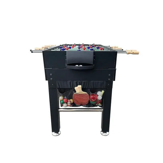 Alt view image 6 of 7 - KICK Quad 48" 4-in-1 Multi Game Table Foosball, Billiards/Pool, Glide Hockey & Ping Pong