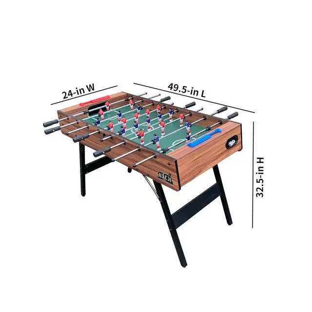 Alt view image 6 of 7 - KICK Arcadia 48" Folding Foosball Table Compact Indoor Game Table
