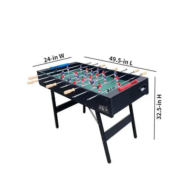 Alt view image 4 of 7 - KICK Arcadia 48" Folding Foosball Table Compact Indoor Game Table